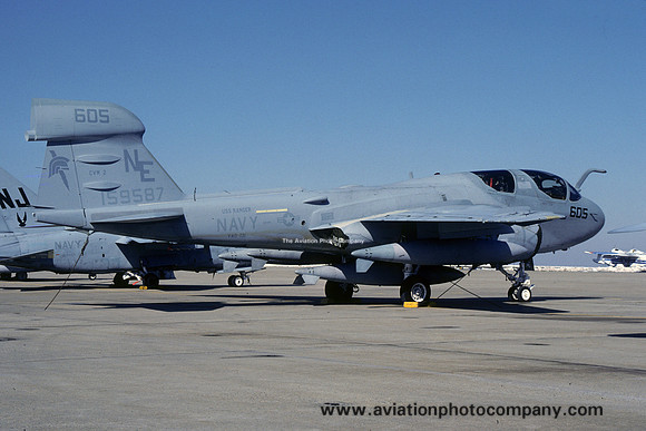 US Navy VAQ-131 Grumman EA-6B Prowler 159587/NE-605 (1986)