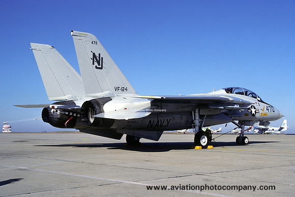 US Navy VF-124 Grumman F-14A Tomcat 162604/NJ-470 (1986)