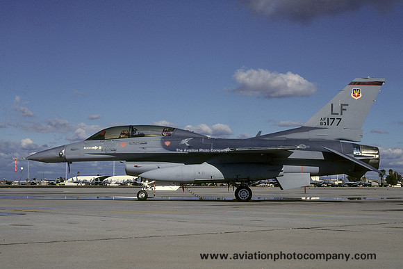 USAF 58 TFW 311 TFTS General Dynamics F-16D Fighting Falcon 83-1177/LF (1985)