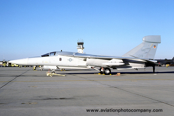 USAF 366 TFW 388 ECS General Dynamics EF-111A Raven 66-0019/MO (1985)