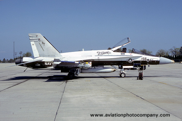 US Navy NATC McDonnell Douglas F/A-18A Hornet 161925/7T-156 (1986)