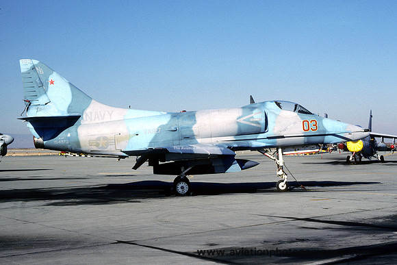US Navy VA-127 Douglas A-4F Skyhawk 154973/NJ-703 (1984)
