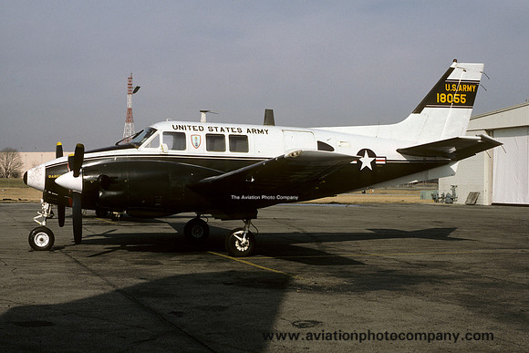 US Army Beechcraft U-21A Ute 66-18055 (1986)