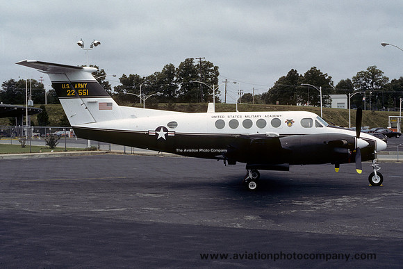 US Army Military Academy Beech C-12A Huron 73-22551 (1984)