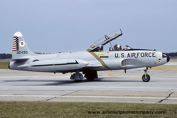 USAF ADWC Lockheed T-33A Shooting Star 58-0490 (1982)