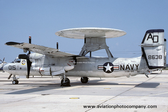 US Navy VAW-120 Grumman E-2C Hawkeye 158638/AD-015 (1986)