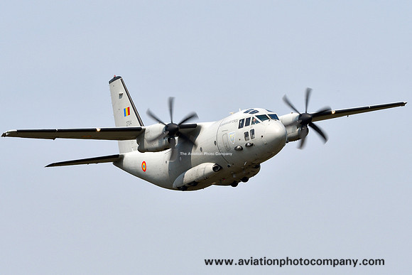 Romanian Air Force Alenia C-27J 2704 at the Bucharest International Air Show (2016)