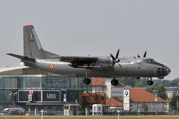 Romanian Air Force Esc 902 Antonov An-30 1105 at the Bucharest International Air Show (2016)