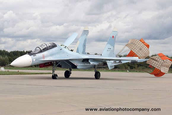 Russian Air Force Sukhoi Su-30SM RF-93656/11 red at Kubinka (2016)