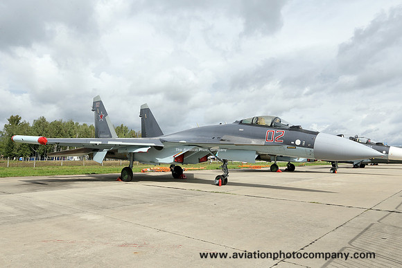 Russian Air Force Sukhoi Su-35S RF-95243/02 red at Kubinka (2016)