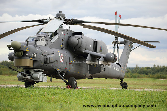 Russian Air Force Mil Mi-28N RF-95318/12 white at Kubinka (2016)