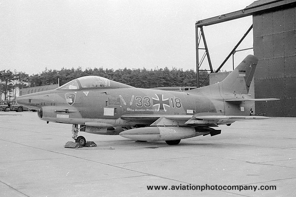 West German Air Force LeKG41 FIAT G-91R 33+18 at Lossiemouth (1975)