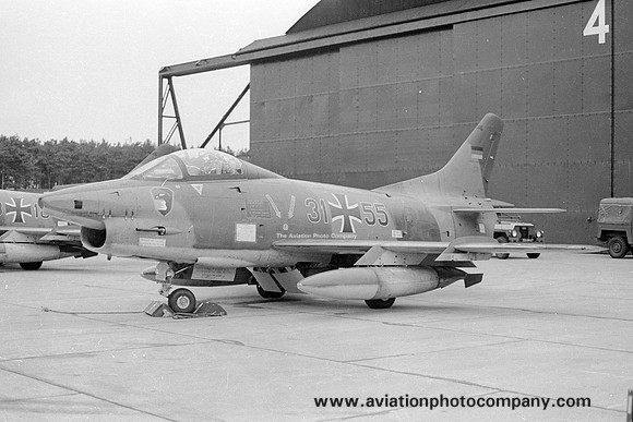 West German Air Force LeKG41 FIAT G-91R 31+55 at Lossiemouth (1975)