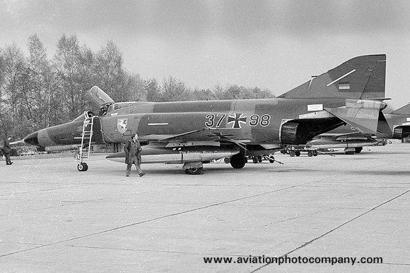 West German Air Force JBG36 McDonnell F-4F Phantom 37+98 (1975)