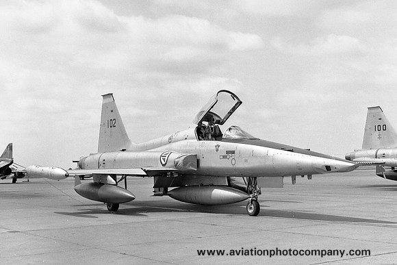 Norwegian Air Force 717 Skv Northrop RF-5A Freedom Fighter 102 (1975)