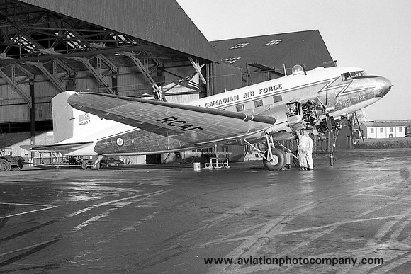 Royal Canadian Air Force Douglas C-47 Dakota KG634 at Prestwick