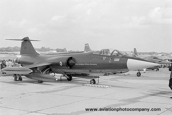Norwegian Air Force 331 Skv Canadair CF-104 Starfighter 801 (1975)