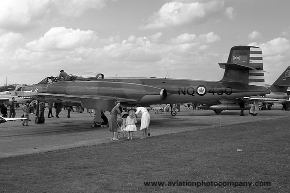 Royal Canadian Air Force 423 Squadron Avro CF-100 Canuck 18430 (1960)