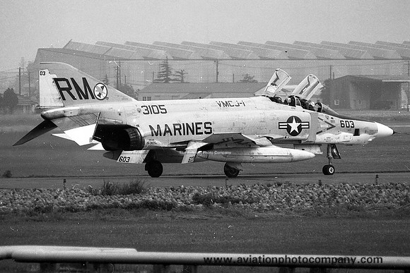 US Marines VMCJ-1 McDonnell RF-4E Phantom 153105/RM-603 (1974)
