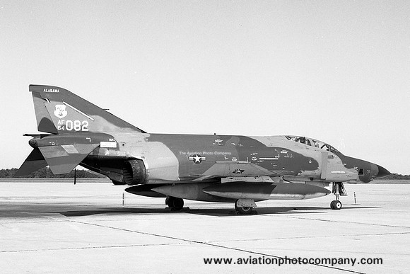 USAF Alabama ANG 106 TRS McDonnell RF-4C Phantom 64-1082 (1975)
