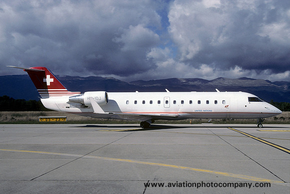 TAG Aviation/United Nations Canadair CRJ-100 HB-IDJ (2000)