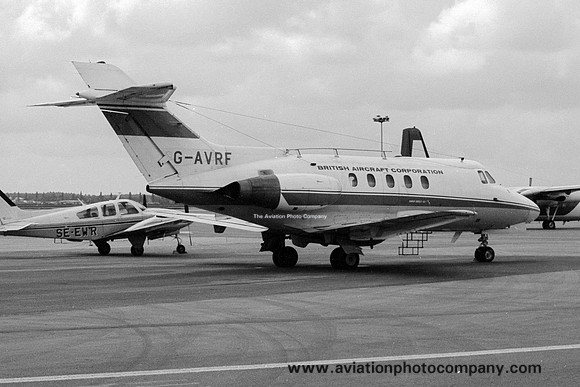 British Aircraft Corporation Hawker Siddeley HS.125-3B G-AVRF (1974)
