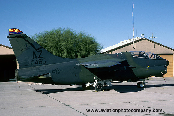 USAF Arizona ANG 152 TFS LTV A-7K Corsair 79-0465/AZ (1988)