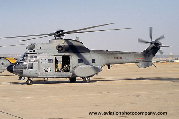 Spanish Air Force Esc 803 Aerospatiale AS.332F Super Puma HD.21-9/803-09 (2004)