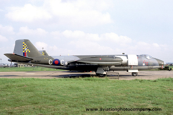 RAF 100 Squadron English Electric Canberra B.2 WJ567/C-C (1987)