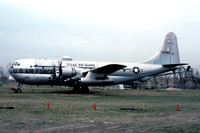 USAF Texas ANG Boeing KC-97L 53-0283 displayed at Carswell Field (1980)