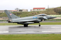 RAF 6 Squadron BAE Typhoon FGR.4 ZK360 at Lajes (2025)