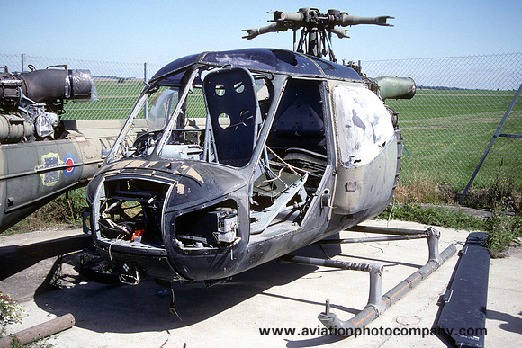 AAC Westland Scout AH.1 XR600 at Netheravon (1993)