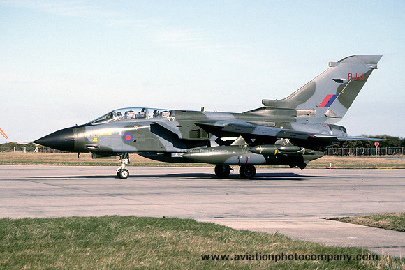 RAF 617 Squadron Panavia Tornado GR.1B ZA457/AJ-J at RAF Lossiemouth (1995)
