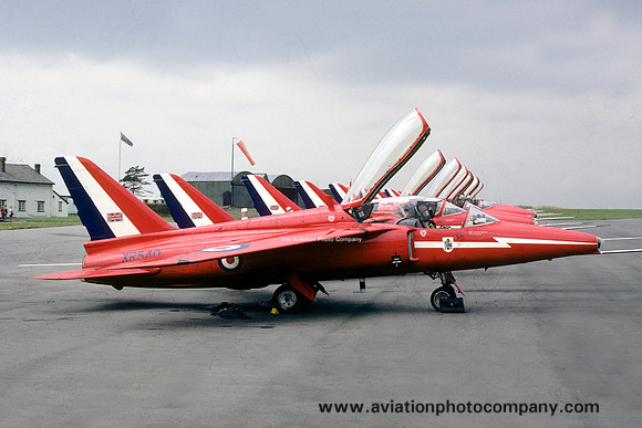 RAF Red Arrows Folland Gnat T.1 XR540 (1968)