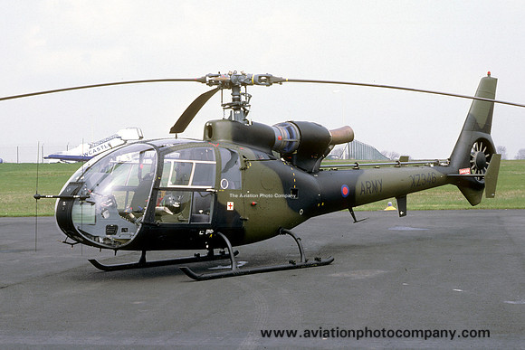 AAC Westland Gazelle AH.1 XZ346 at Newcastle (1978)