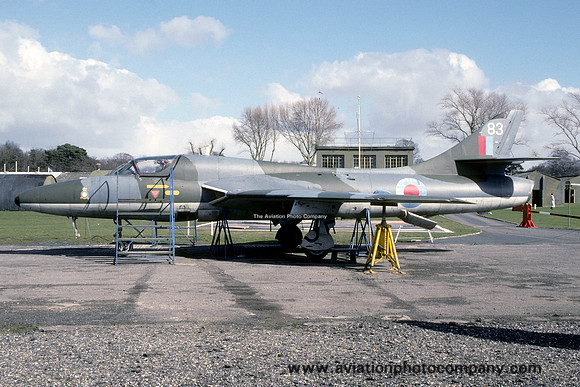 RAF Hawker Hunter T.7 "83" at the Yorkshire Air Museum (1995)