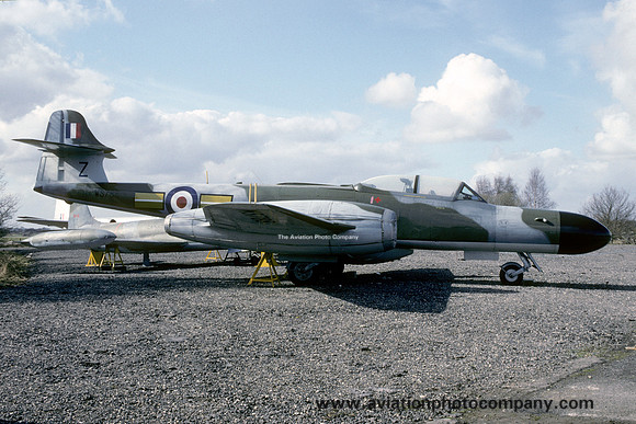 RAF Gloster Meteor NF.14 WS786 at the Yorkshire Air Museum (1995)