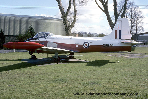 RAF Hunting Jet Provost T.4 XP640/8501M at the Yorkshire Air Museum (1995)