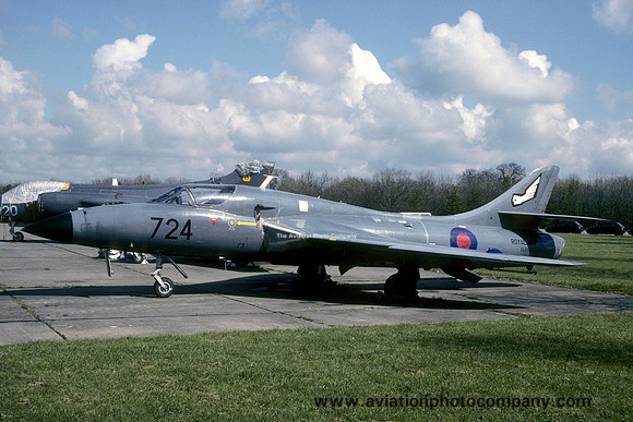Royal Navy Hawker Hunter T.8M XL603/724 at Bruntingthorpe (1995)
