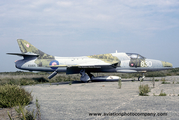 Royal Navy Hawker Hunter T.66B XX466 at Predannack (1995)