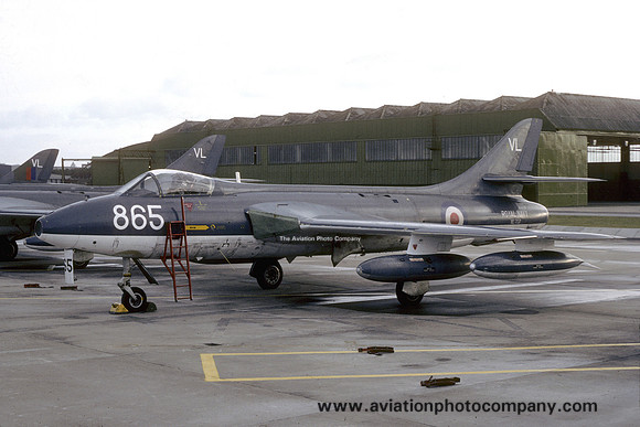 Royal Navy FRADU Hawker Hunter GA.11 XE707/VL865 (1983)