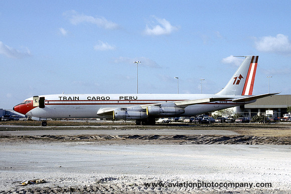 Train Cargo Peru Boeing 707-300C N707HW (1985)