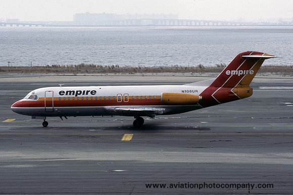 Empire Airlines Fokker F-28-4000 N108UR (1985)