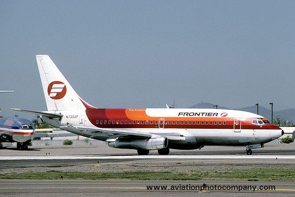 Frontier Airlines Boeing 737-200 N7350F (1985)
