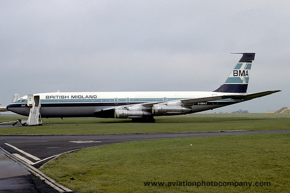 British Midland Boeing 707-300C G-BMAZ (1984)