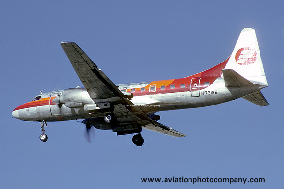 Frontier Airlines Commuter Convair 580 N73166 (1984)