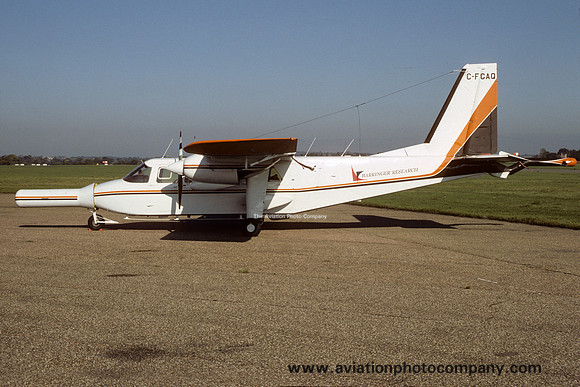 Barringer Research Britten Norman BN-2 Islander C-FGAQ (1984)