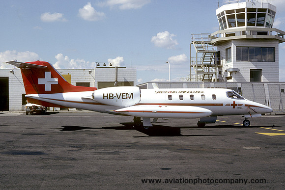 Swiss Air Ambulance Learjet 35A HB-VEM (1984)