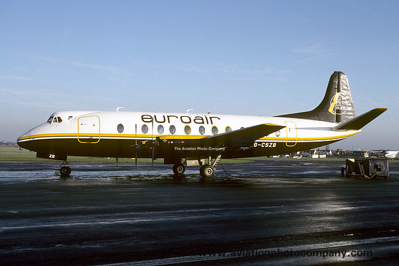 Euroair Vickers Viscount G-CSZB (1984)