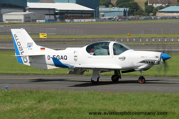 CAE Grob G120TP-A D-EGAQ at Prestwick (2016)